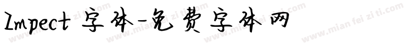 Impect 字体字体转换
